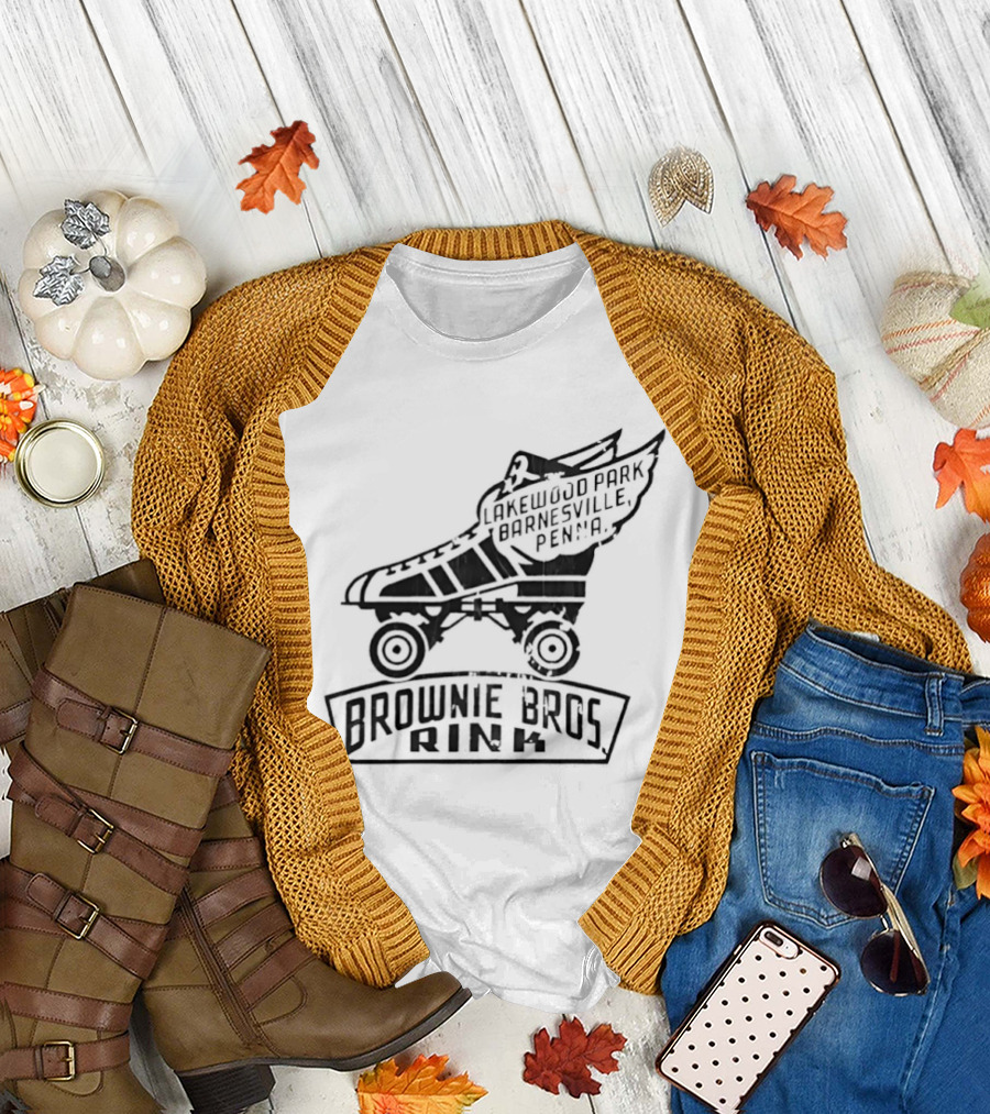 Brownie Bros Rink Lakewood Park Barnesville Pennsylvania Skate Roller T-Shirt