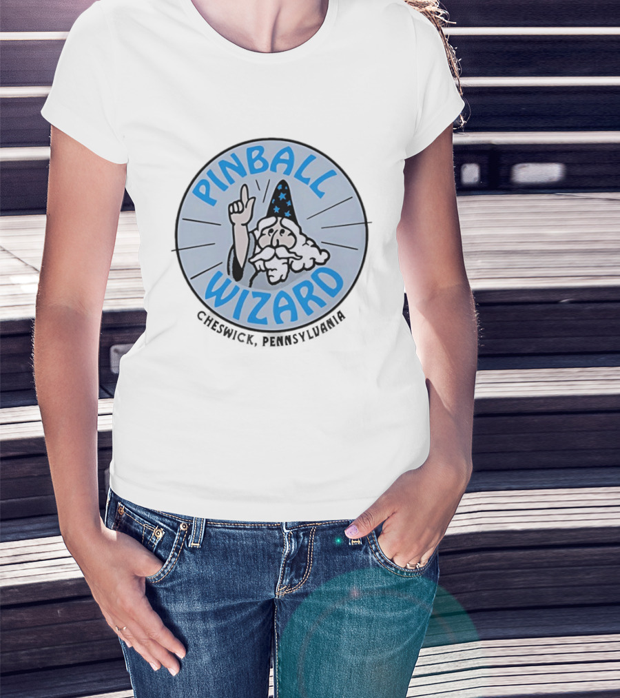 Pinball Wizard Cheswick Pennsylvania Nostalgic Wizard T-Shirt
