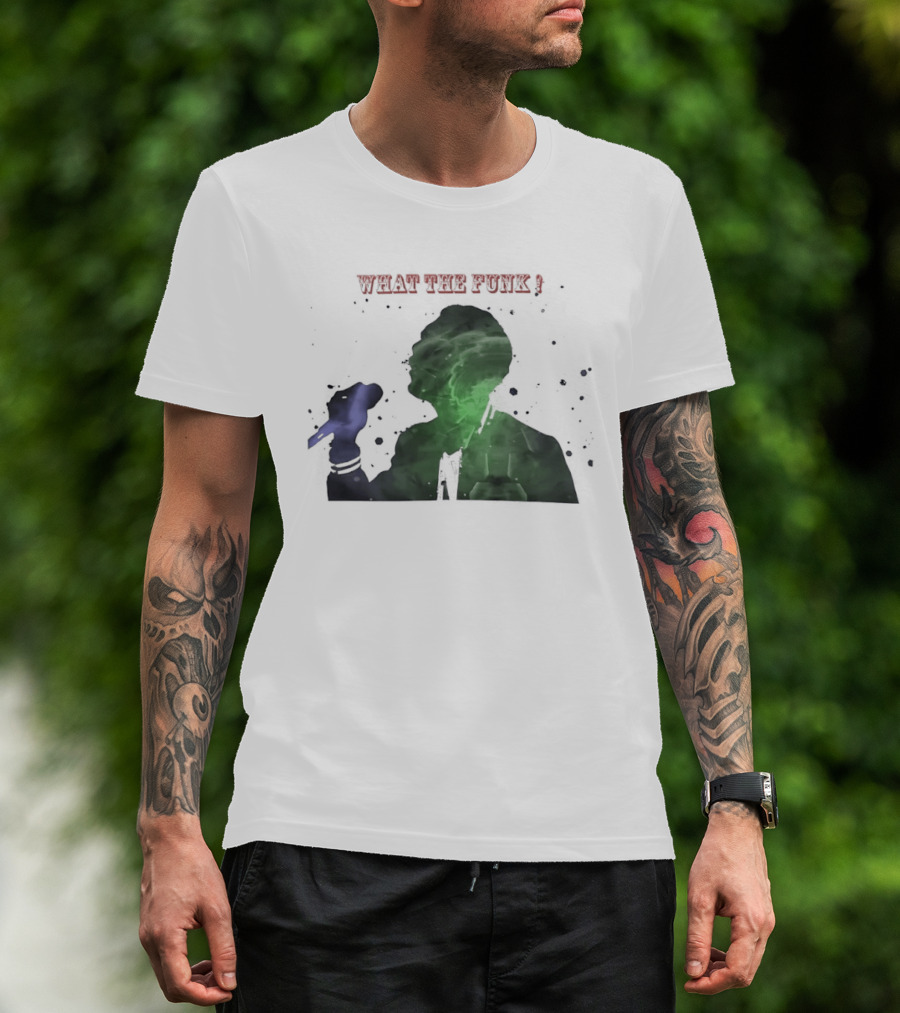 What The Funk Silhouette Microphone T-Shirt