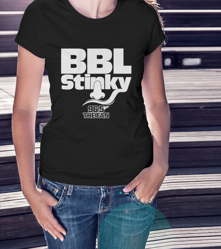 BBL Stinky 96.5 The Fan T-Shirt