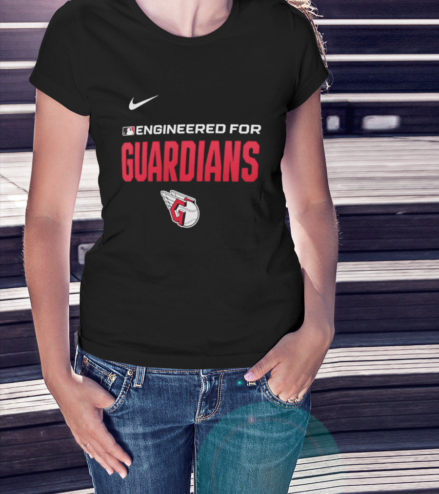 Engineered For Cleveland Guardians Nike MLB Team T-Shirt