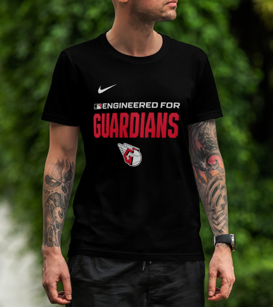 Engineered For Cleveland Guardians Nike MLB Team T-Shirt
