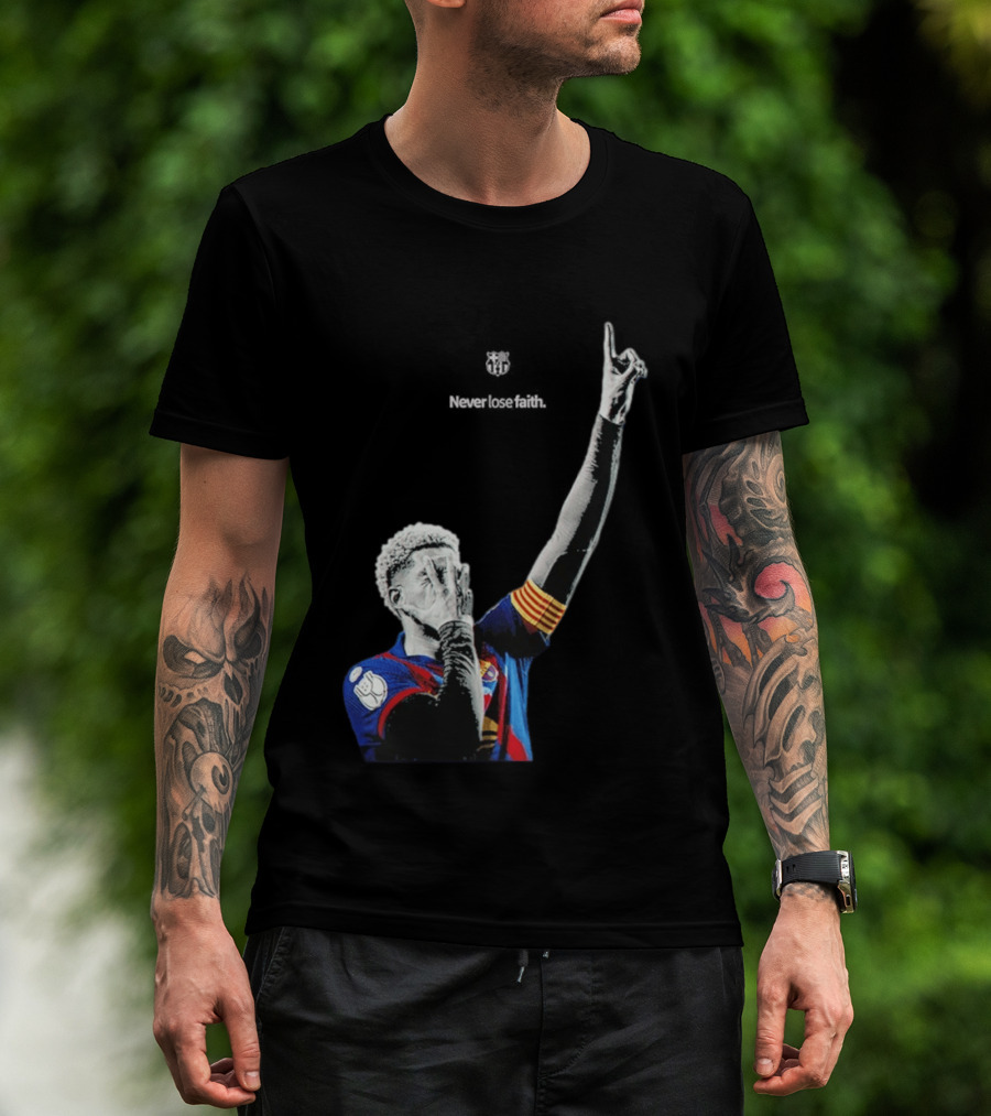 Ronald Araujo FC Barcelona Never Lose Faith T-Shirt