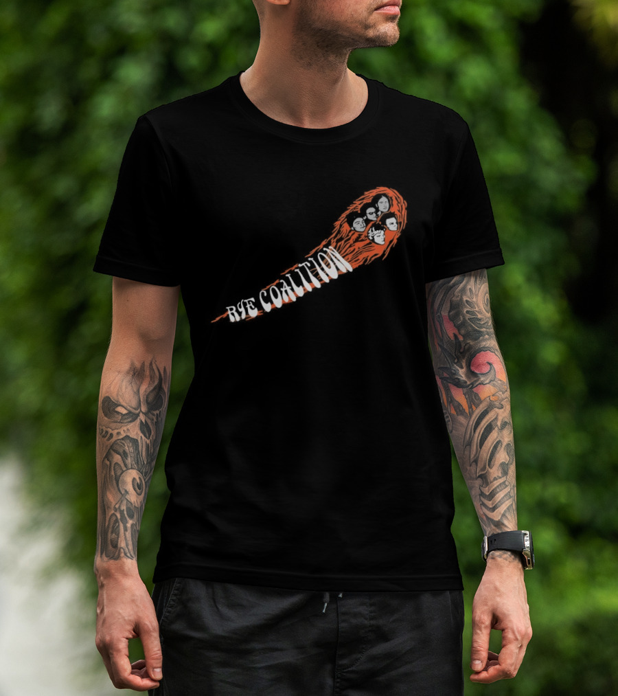 Rye Coalition Fireball Band Faces Comet T-Shirt