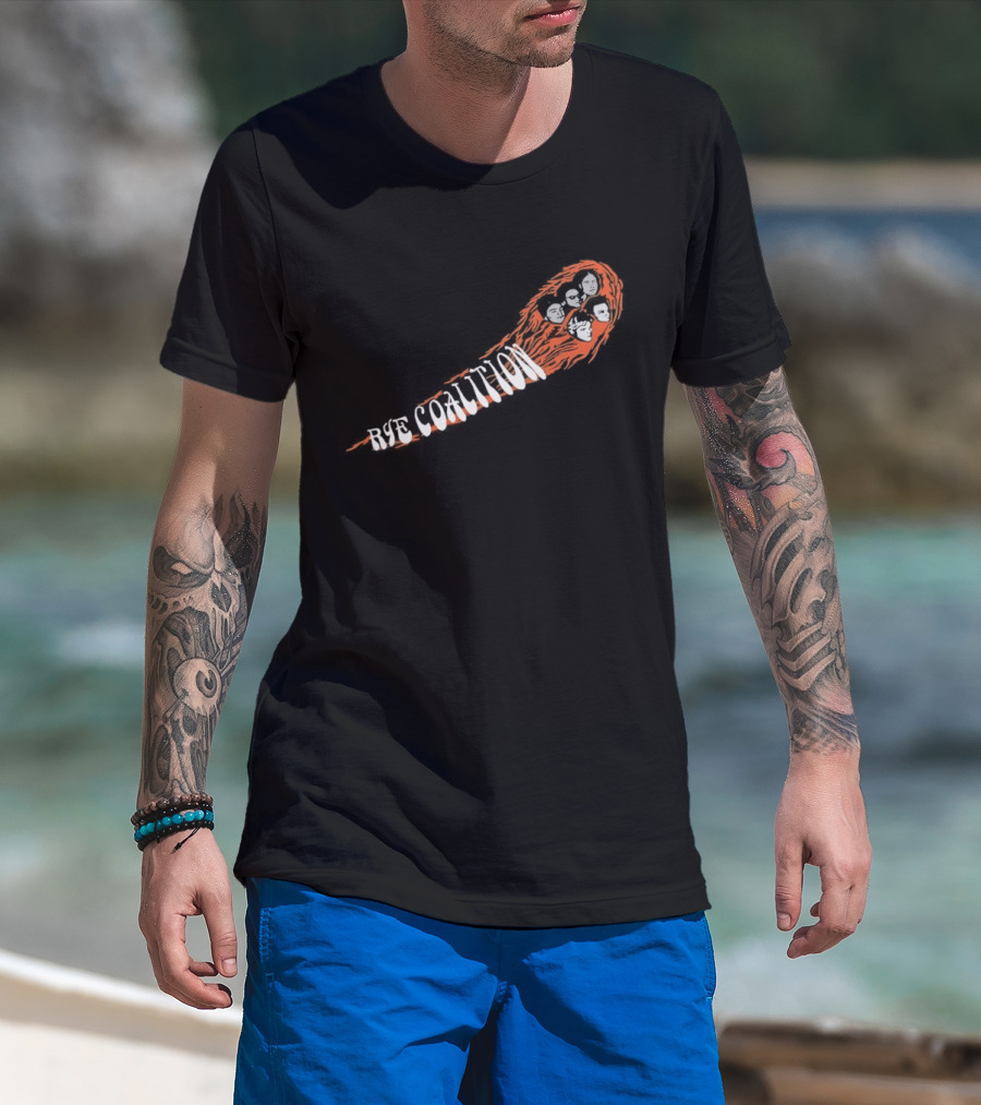 Rye Coalition Fireball Band Faces Comet T-Shirt