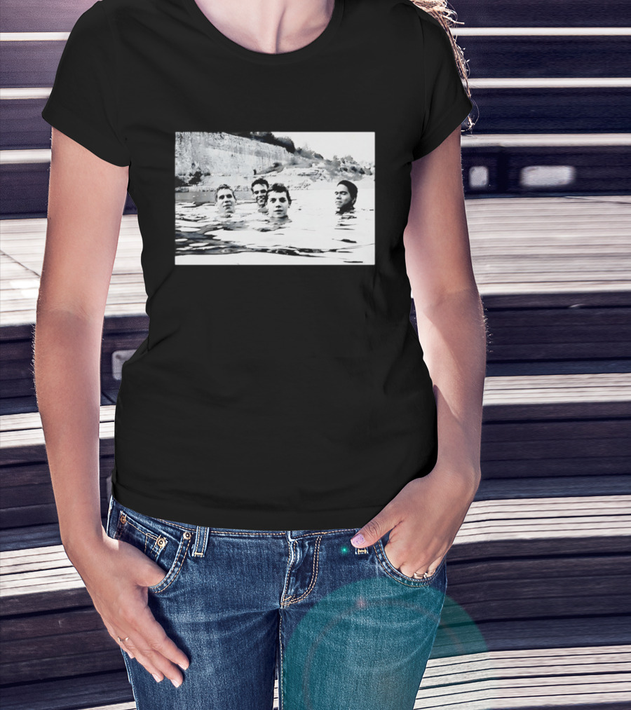 Slint Spiderland Album Cover Iconic Photo Black And White Band Image T-Shirt