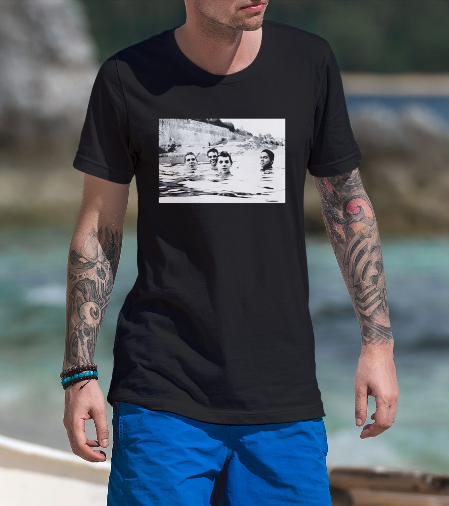 Slint Spiderland Album Cover Iconic Photo Black And White Band Image T-Shirt