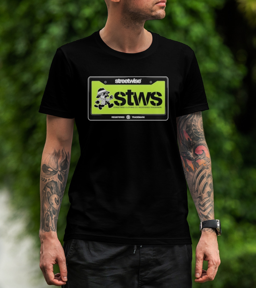 Streetwise Clothing Co STWS Registered Trademark Cat T-Shirt