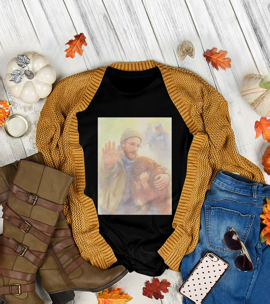 Justice for Alex Pretti Rest in Peace Anti ICE Cross Compassionate Protest T-Shirt