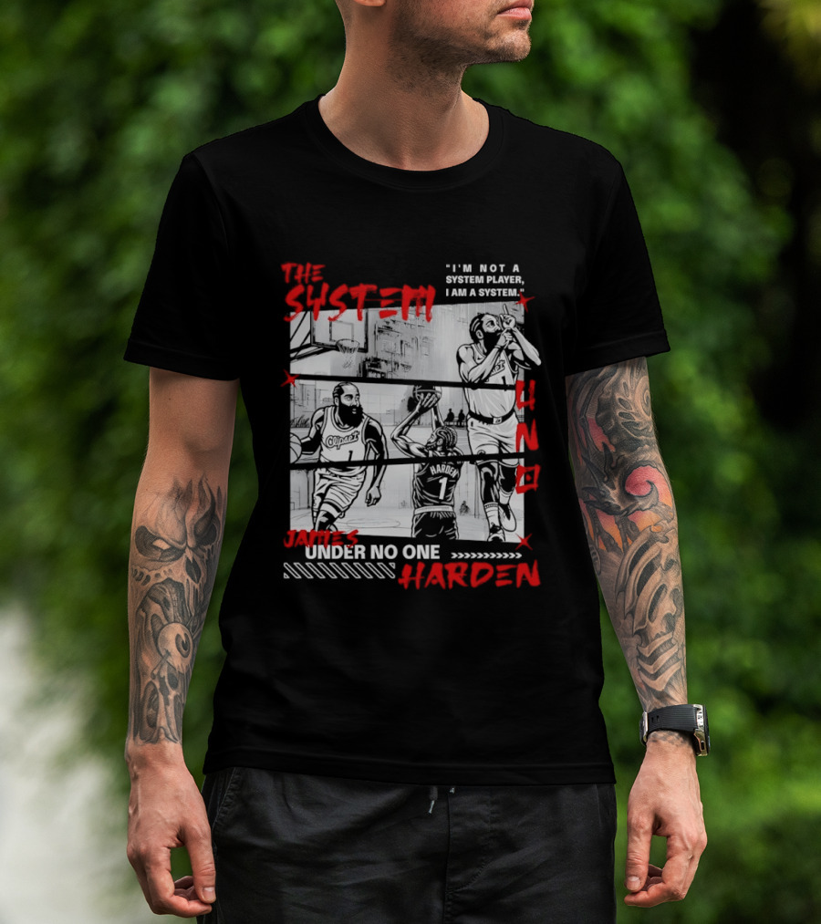 Los Angeles Clippers The System James Harden Under No One UNO T-Shirt