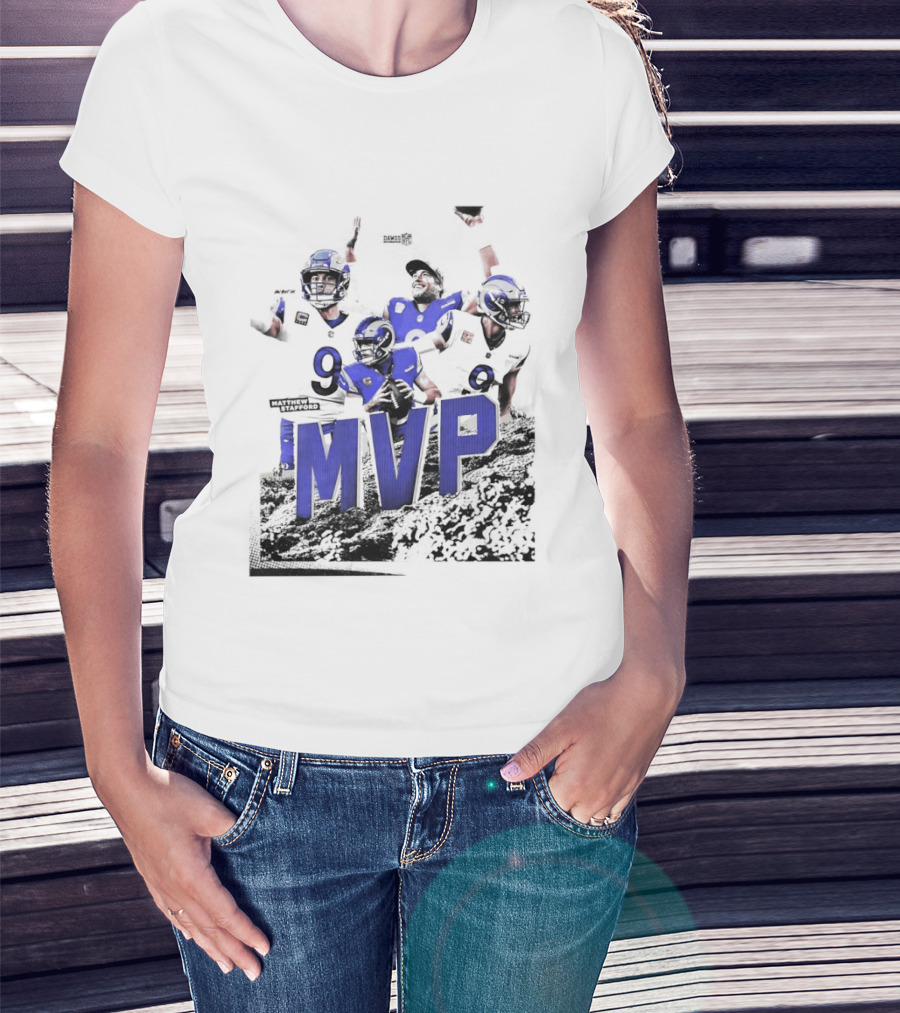 Los Angeles Rams Matthew Stafford Football MVP T-Shirt
