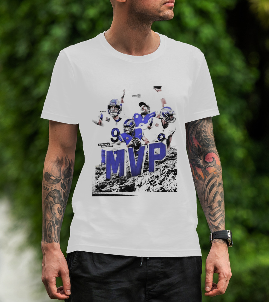 Los Angeles Rams Matthew Stafford Football MVP T-Shirt
