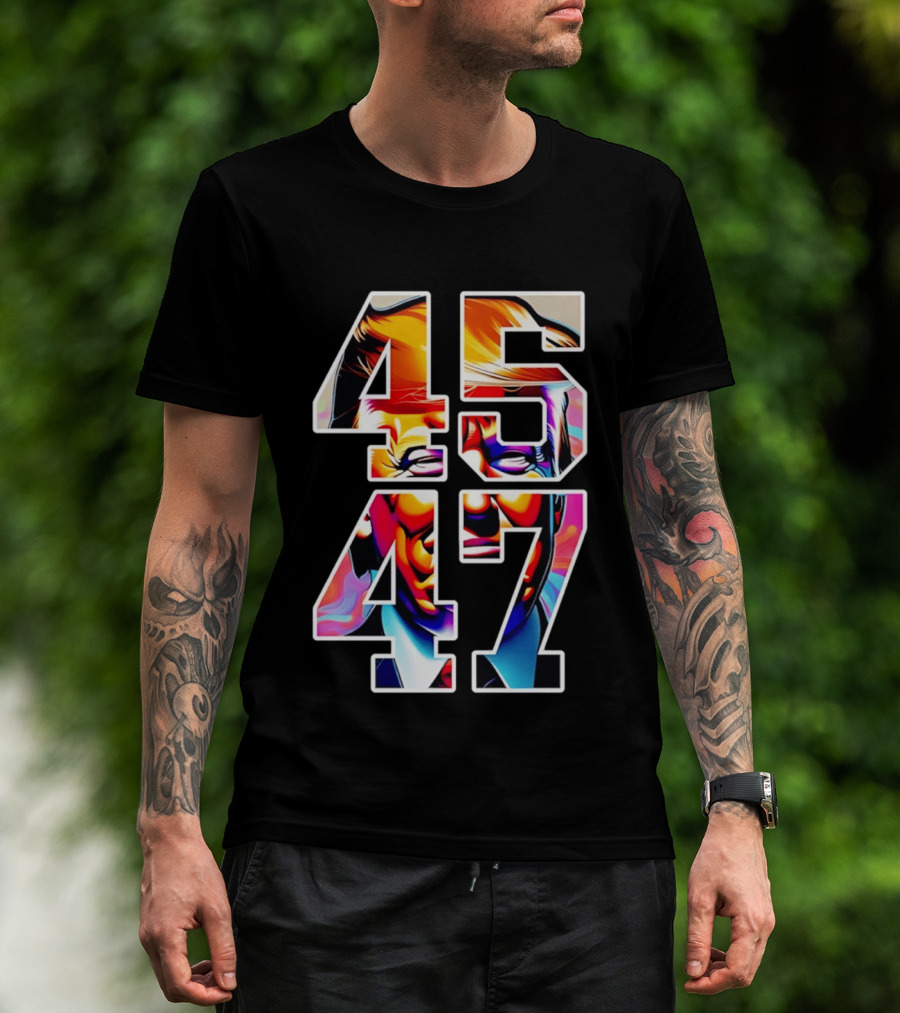 45 47 Trump Presidents And America T-Shirt
