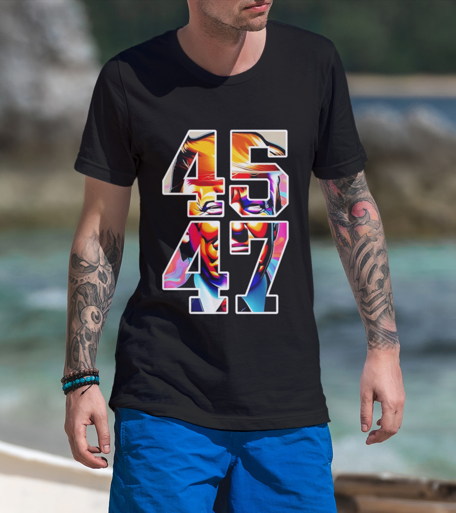 45 47 Trump Presidents And America T-Shirt