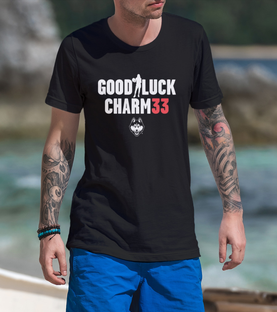 Good Luck Charm 33 UConn Huskies T-Shirt
