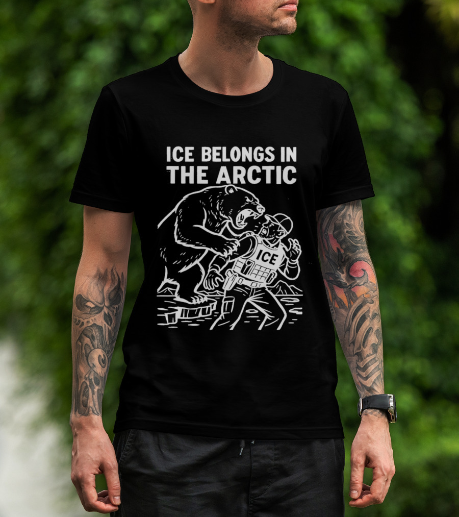 Ice Belongs In The Arctic Bear Confronts ICEбаdy T-Shirt