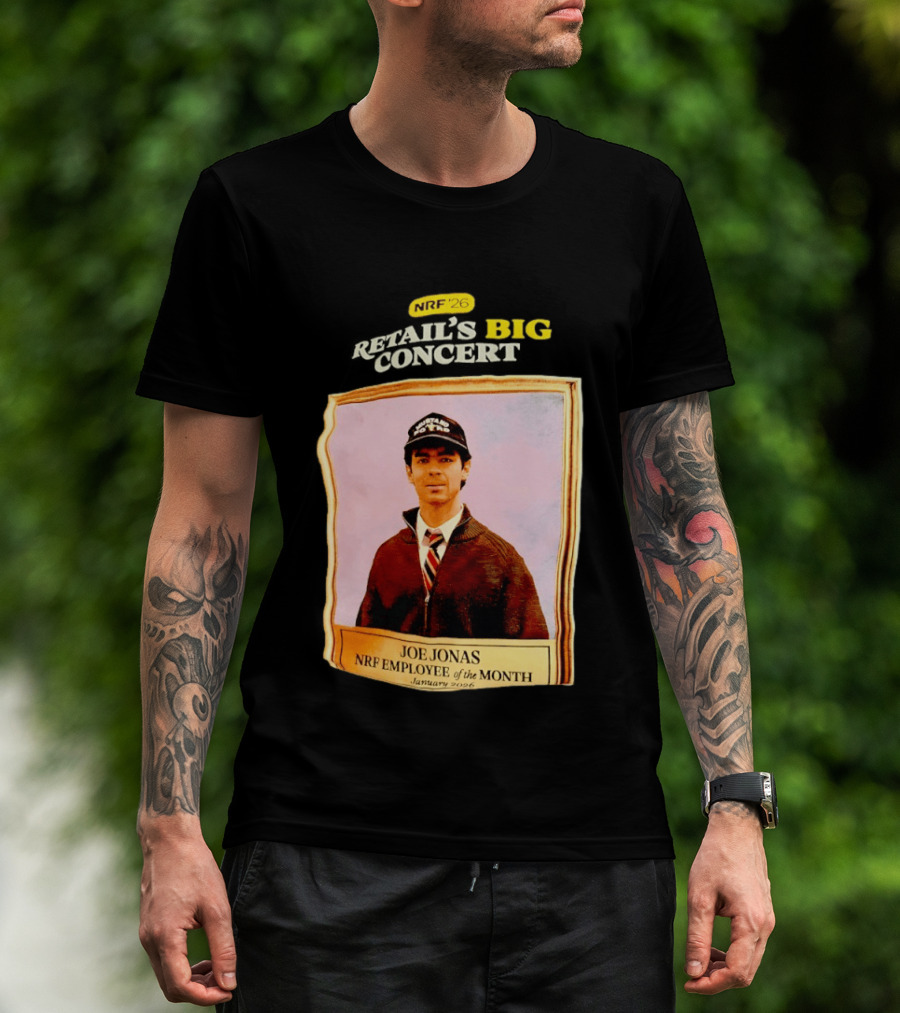 Joe Jonas NRF Employee Of The Month January 2006 Retail's Big Concert T-Shirt
