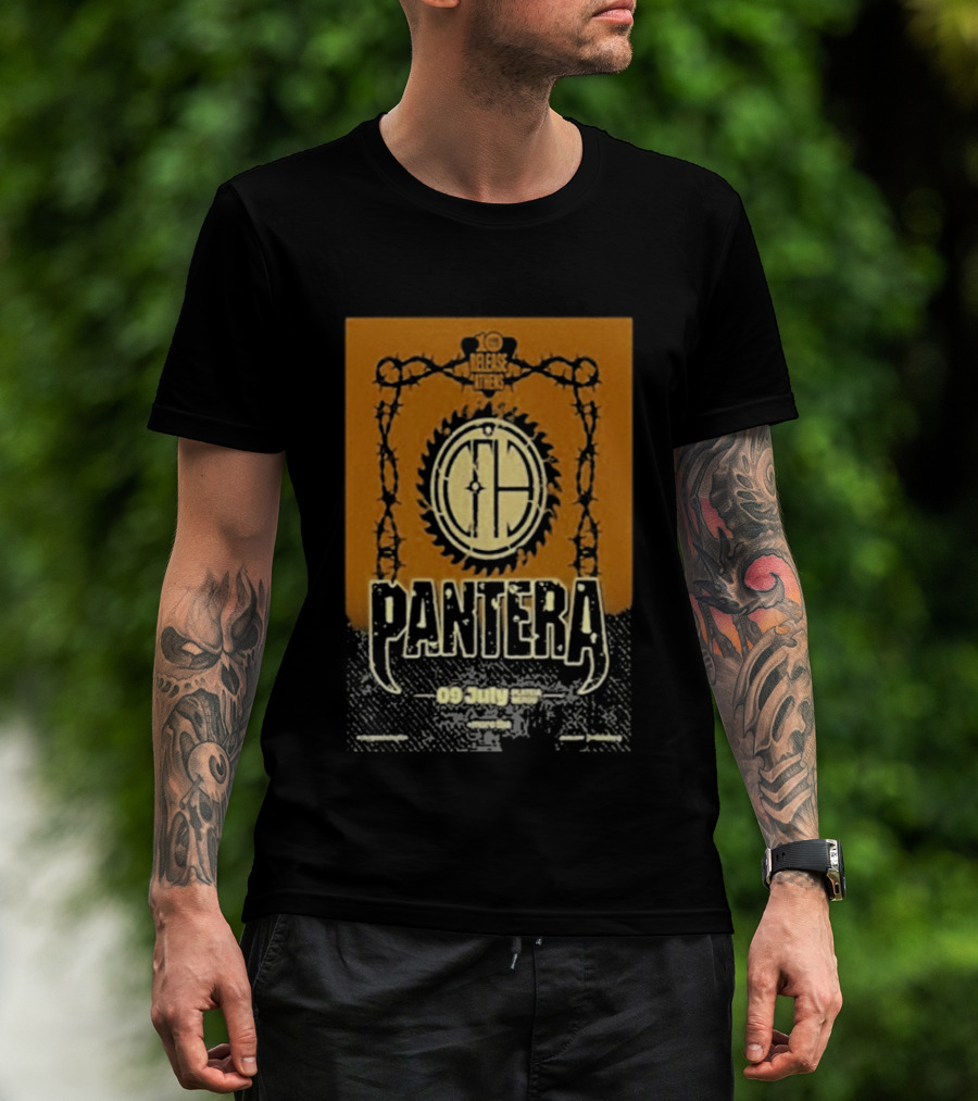 Pantera Plateia Nerou Athens July 9 2026 Greek Event Artillery Gear Sign T-Shirt