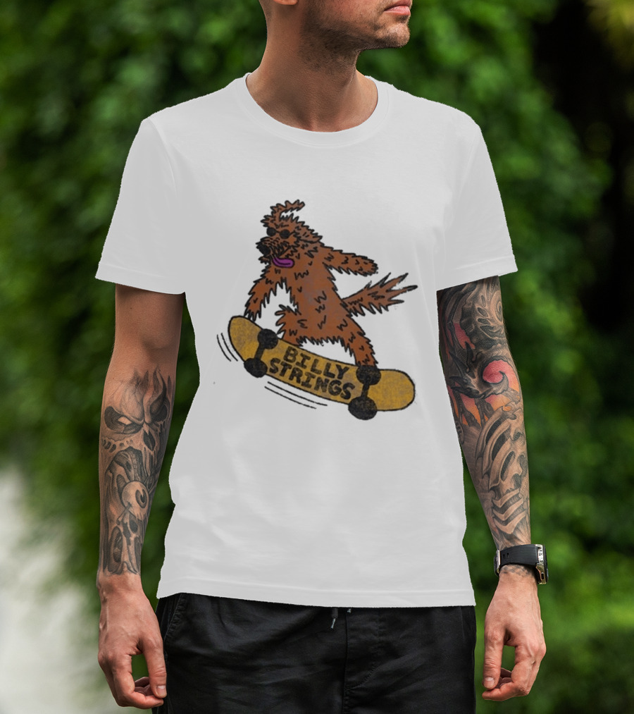 Billy Strings Skateboard Dog 2026 T-Shirt