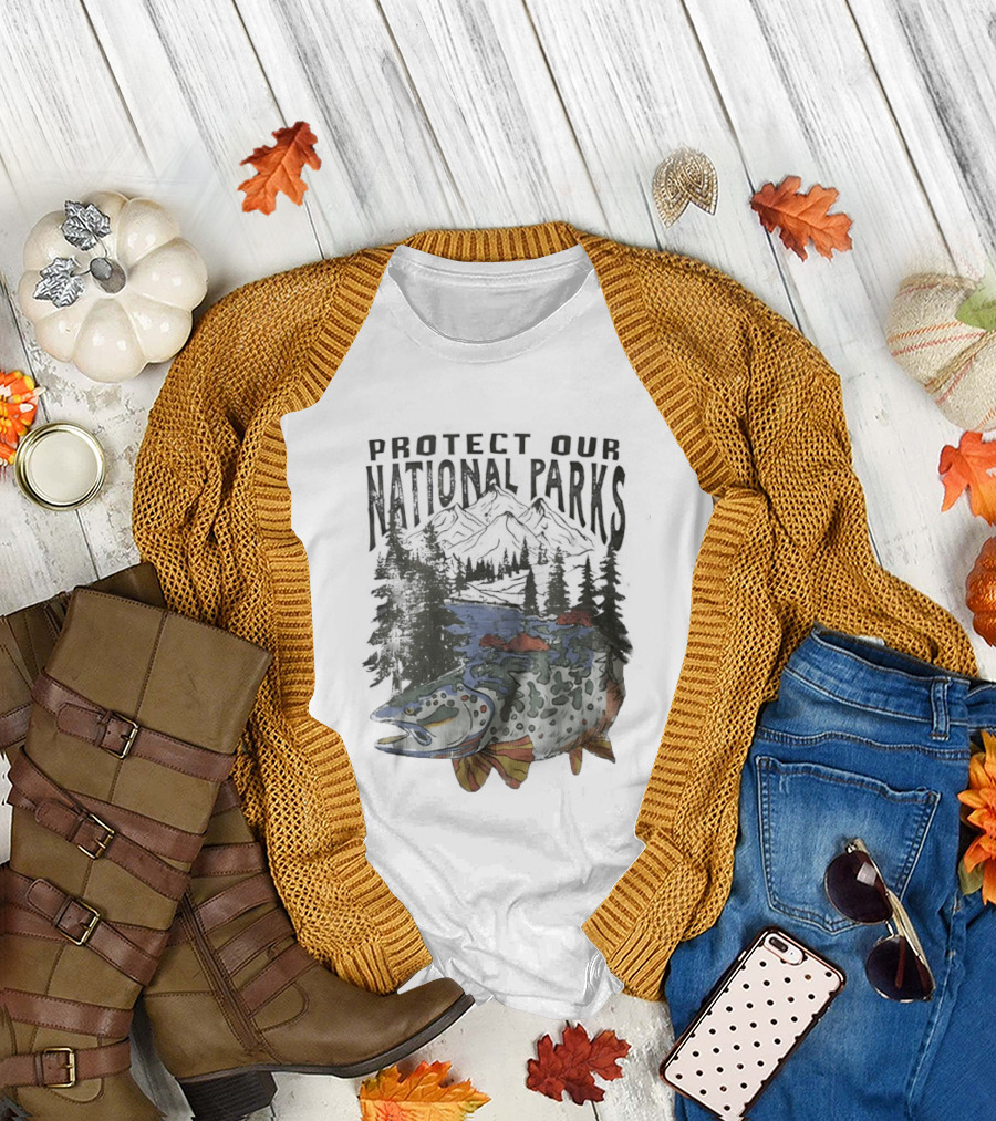 Protect Our National Parks Fish and River Conservation T-Shirt