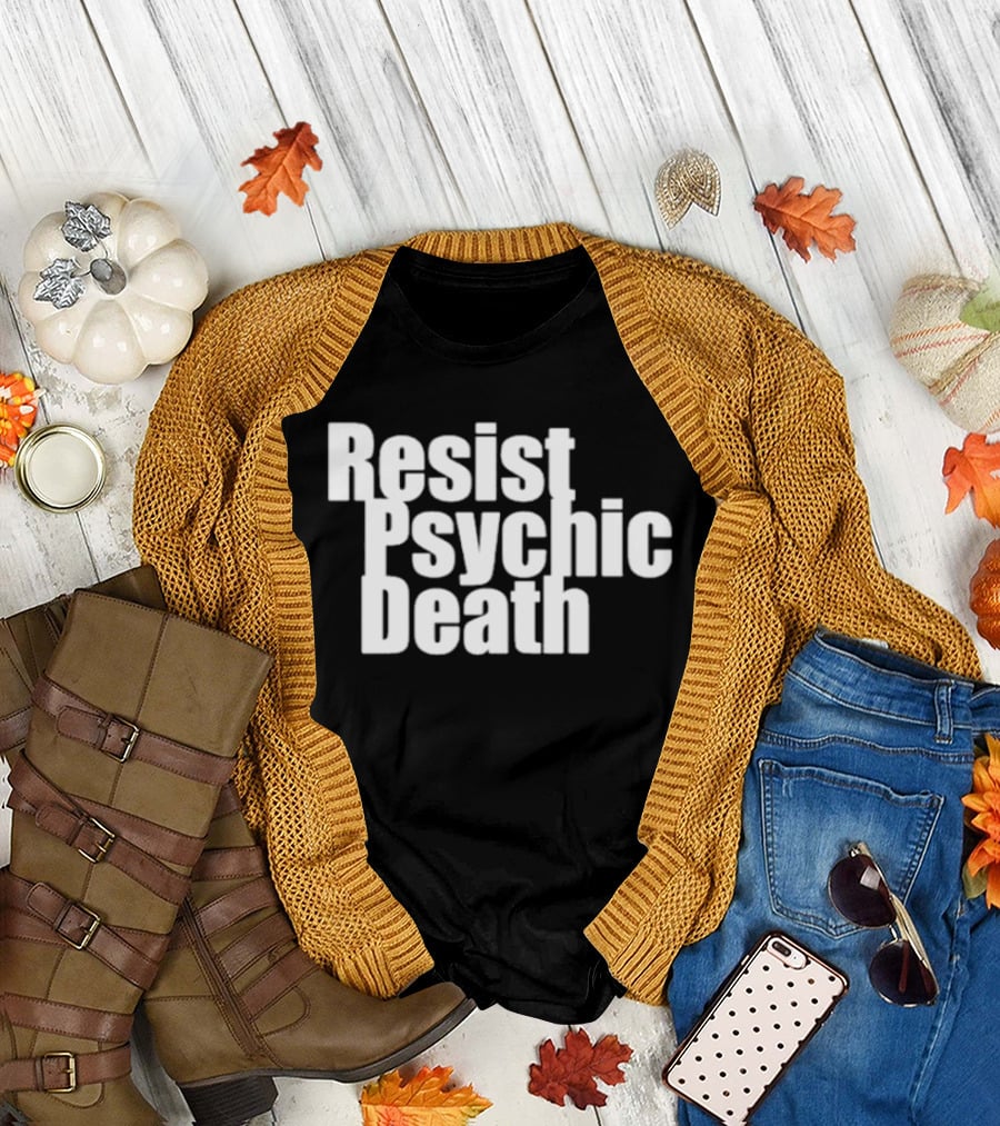 Bikini Kill Resist Psychic Death Slogan Empowerment Punk Message T-Shirt