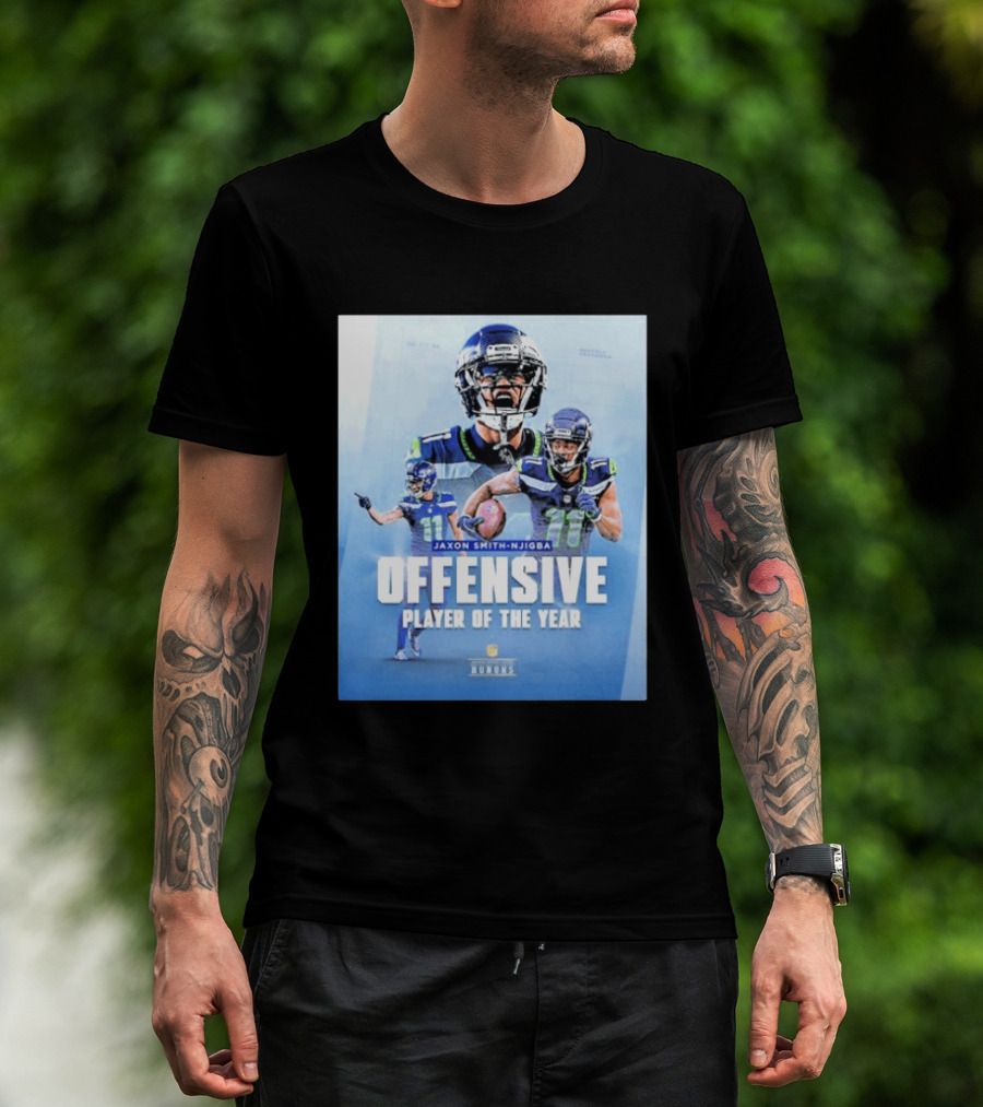Jaxon Smith Njigba Offensive Player Of The Year Seattle Seahawks Honors T-Shirt