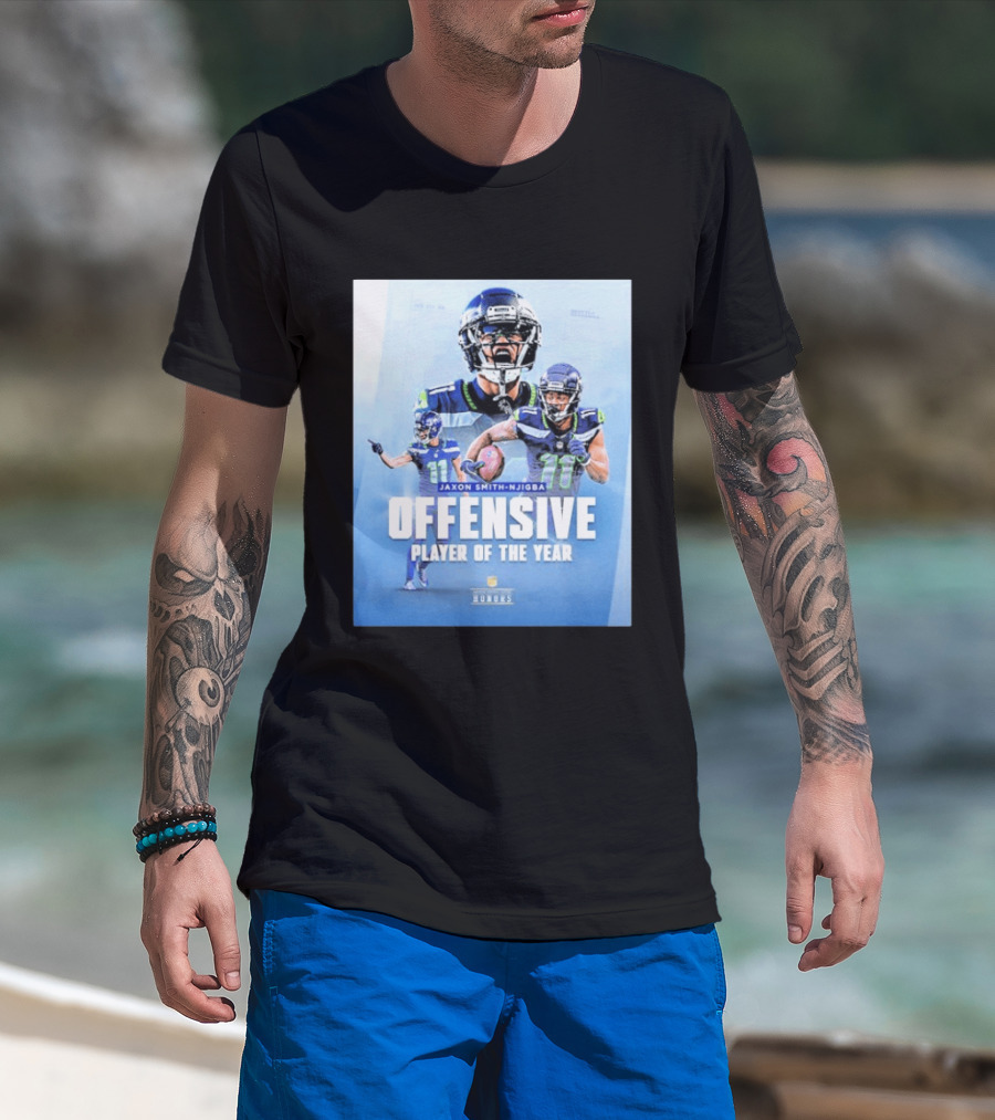 Jaxon Smith Njigba Offensive Player Of The Year Seattle Seahawks Honors T-Shirt