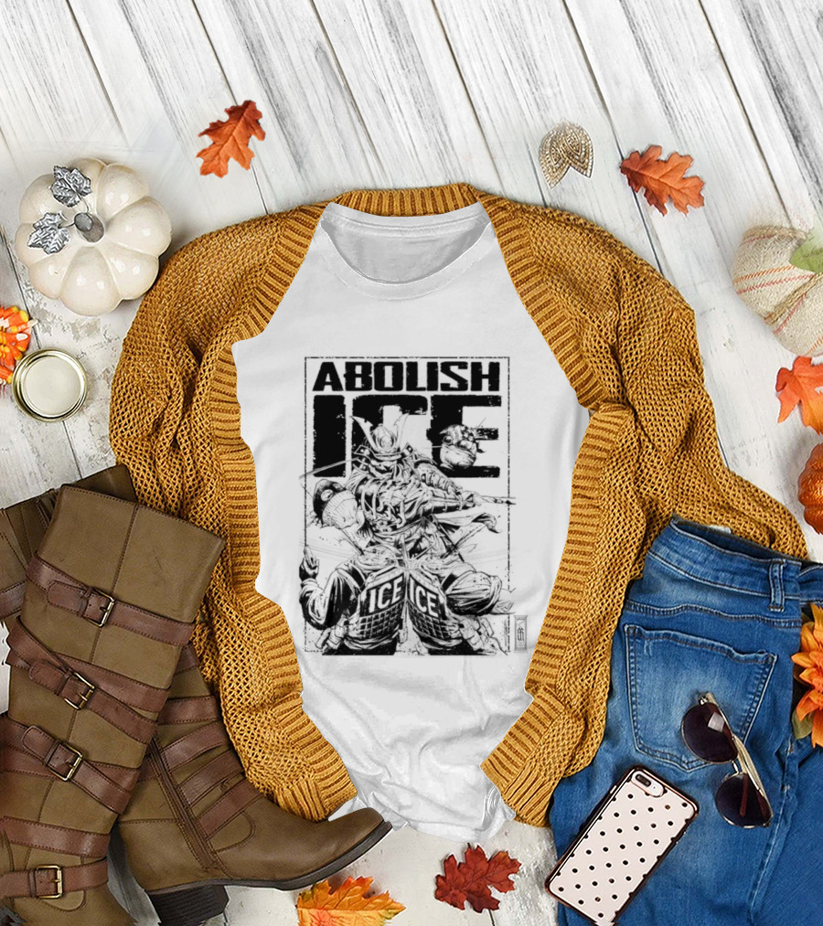 Abolish Ice Samurai Warrior Protest T-Shirt
