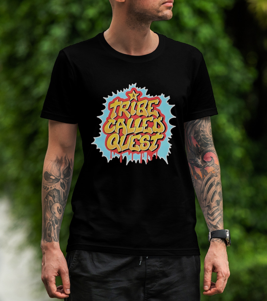 A Tribe Called Quest Vintage Style Dripping Graffiti T-Shirt