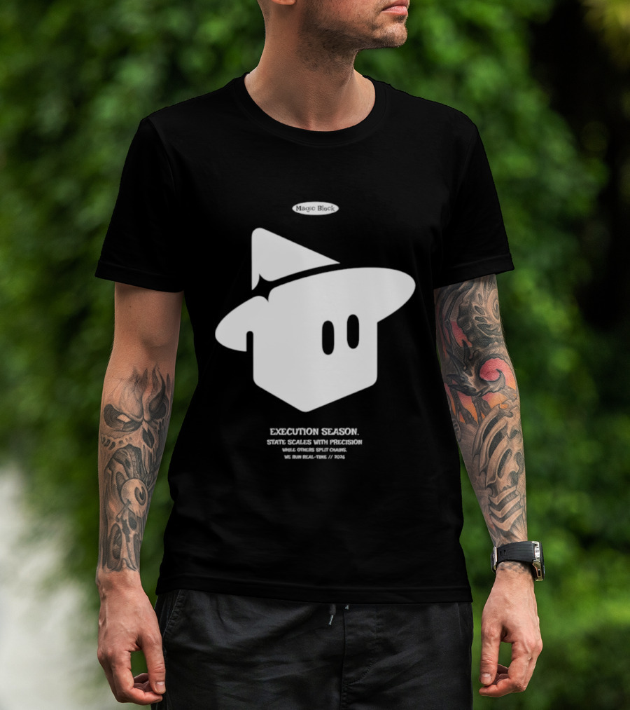 Execution Season Magic Block State Scales With Precision T-Shirt