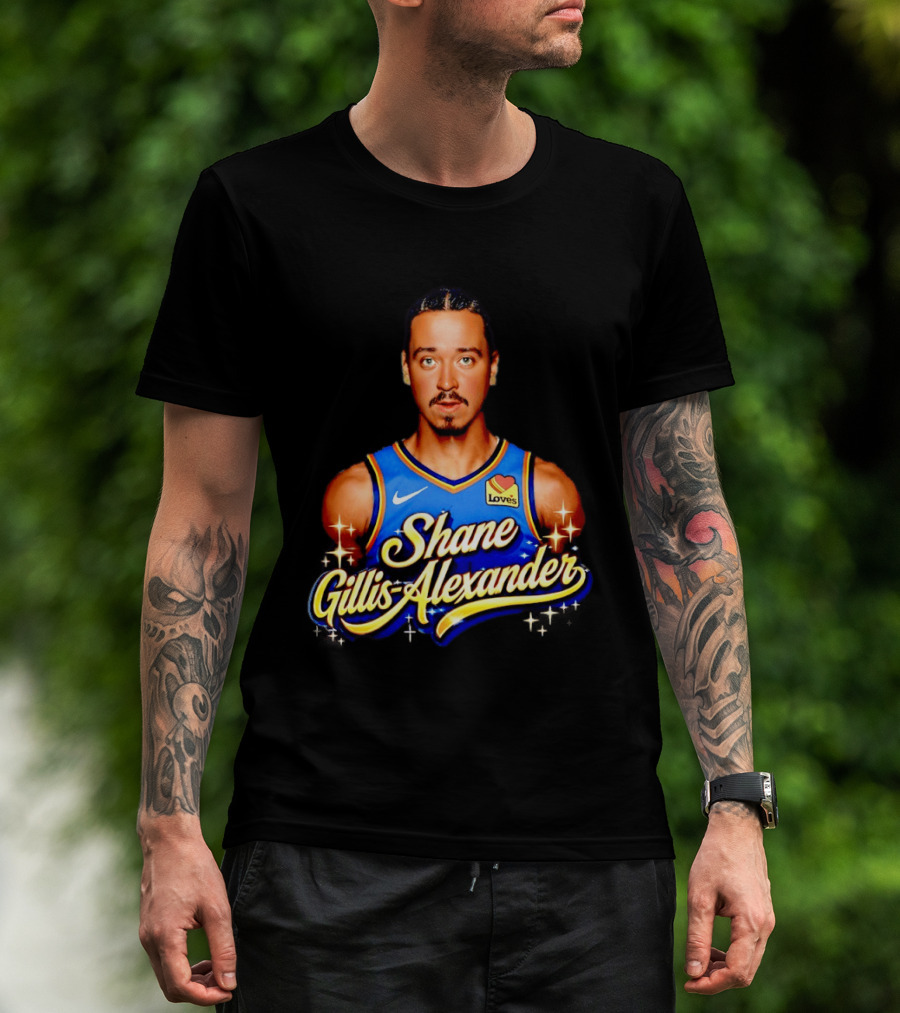 Nike Shane Gillis Alexander Loves Oklahoma City Thunder Basketball T-Shirt