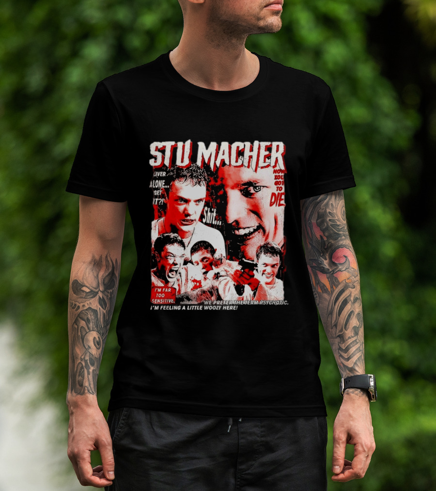 Stu Macher Scream Movie Liver Alone Get It Iconic Horror T-Shirt