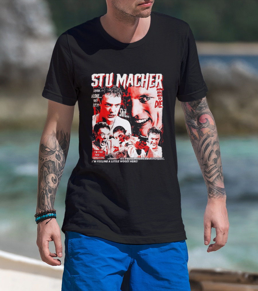 Stu Macher Scream Movie Liver Alone Get It Iconic Horror T-Shirt
