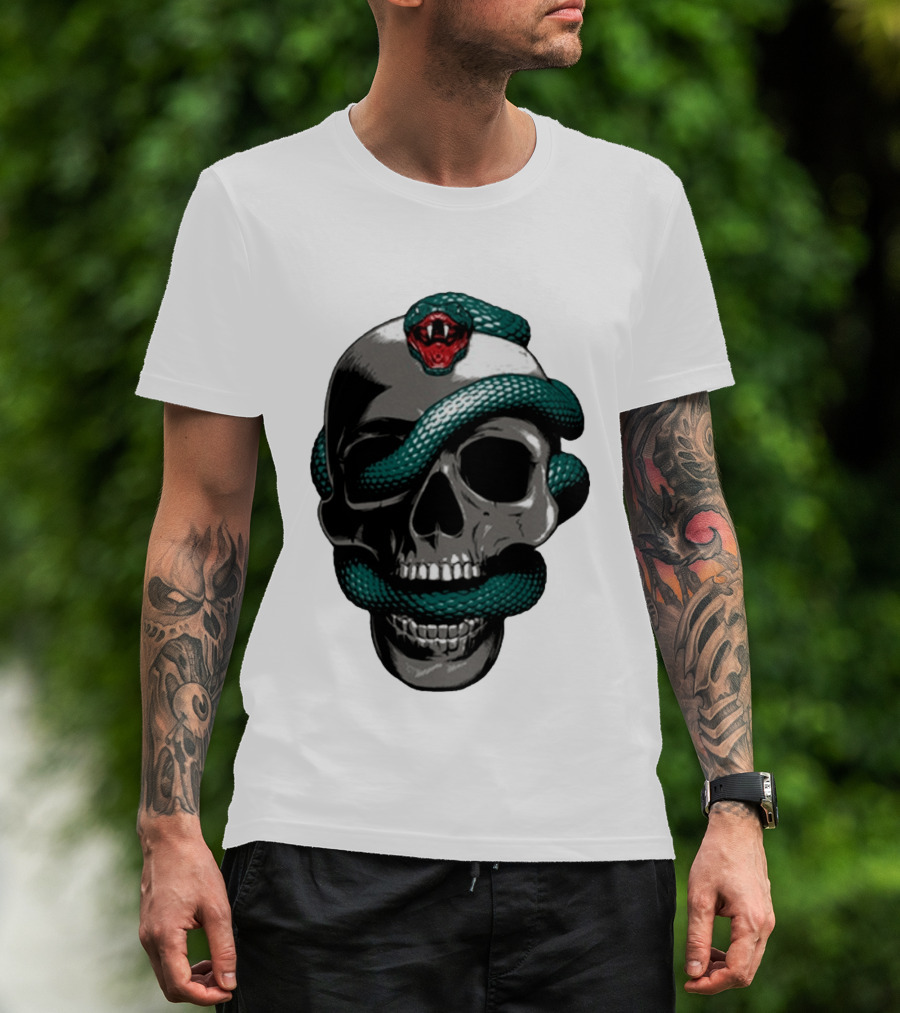 Brad Arnold Snake Skull T-Shirt