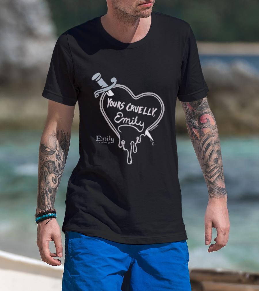 Yours Cruelly Emily Knife Heart T-Shirt