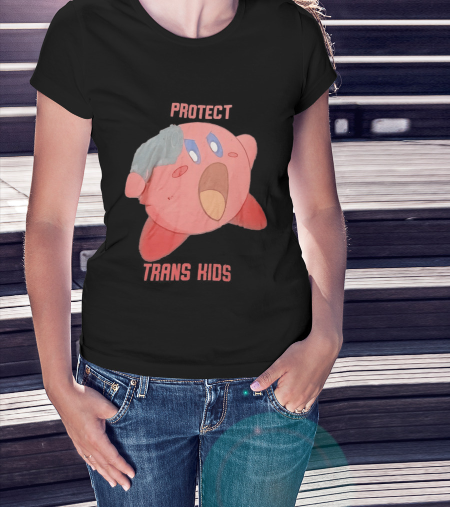 Kirby Protect Trans Kids T-Shirt
