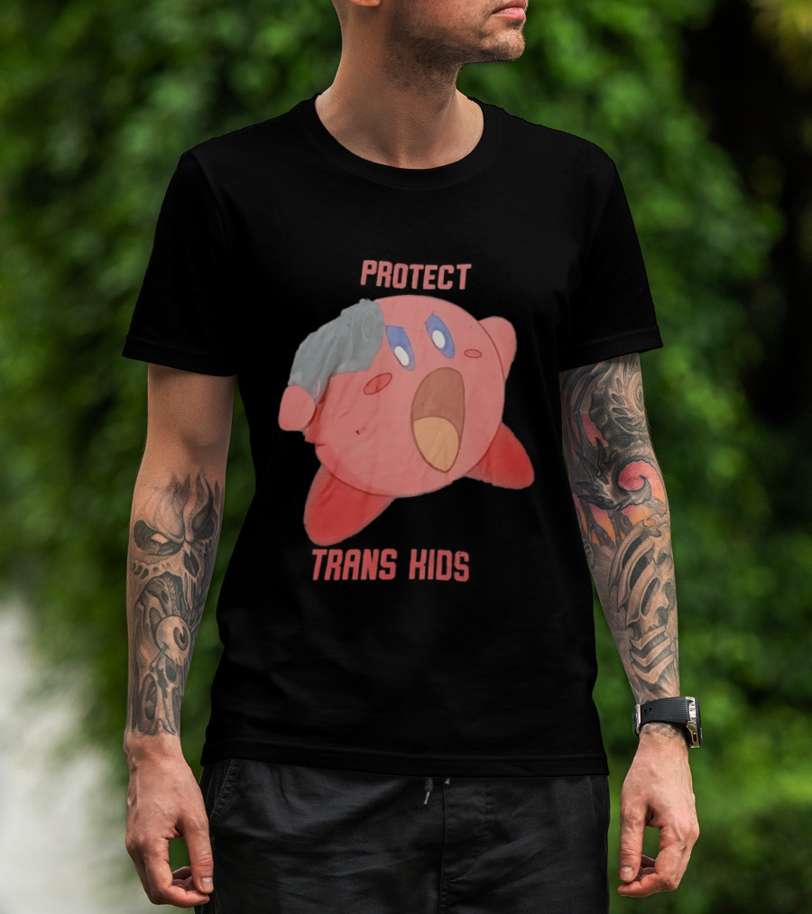 Kirby Protect Trans Kids T-Shirt