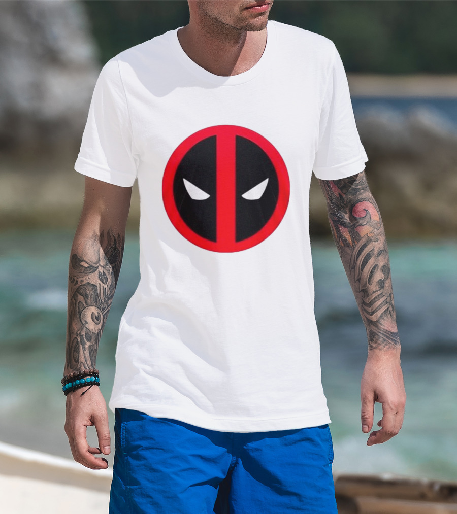 Deadpool 10th Anniversary 2016 2026 Maximum Effort Iconic Red Black White T-Shirt