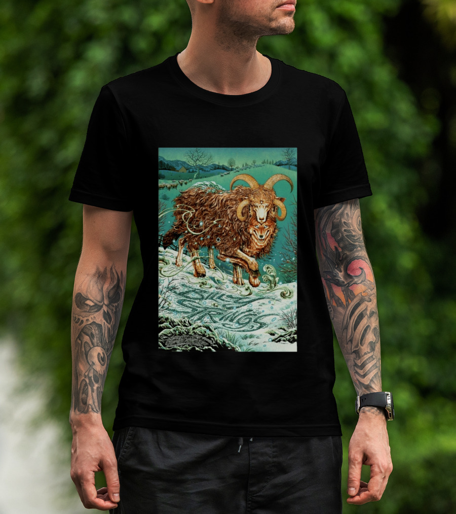 Billy Strings Asheville NC Event Feb 10 14 2026 Wolf Ram T-Shirt