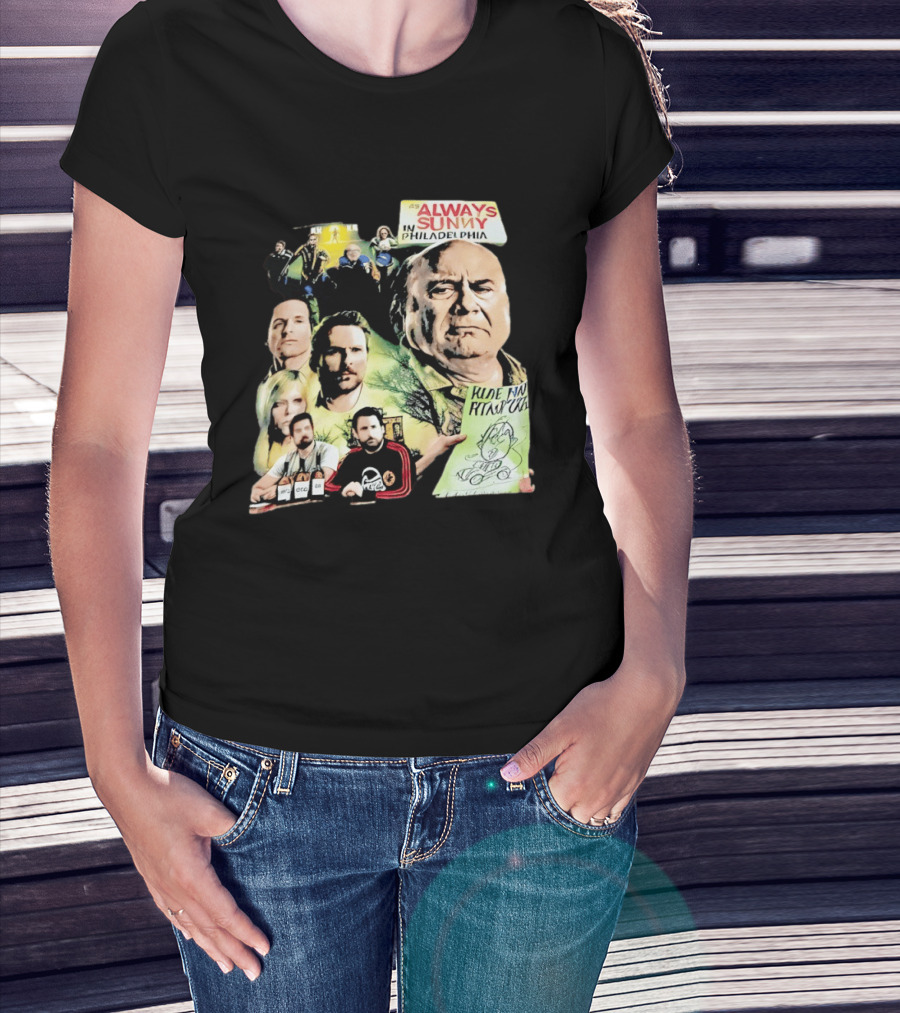 Always Sunny In Philadelphia Characters Collage T-Shirt