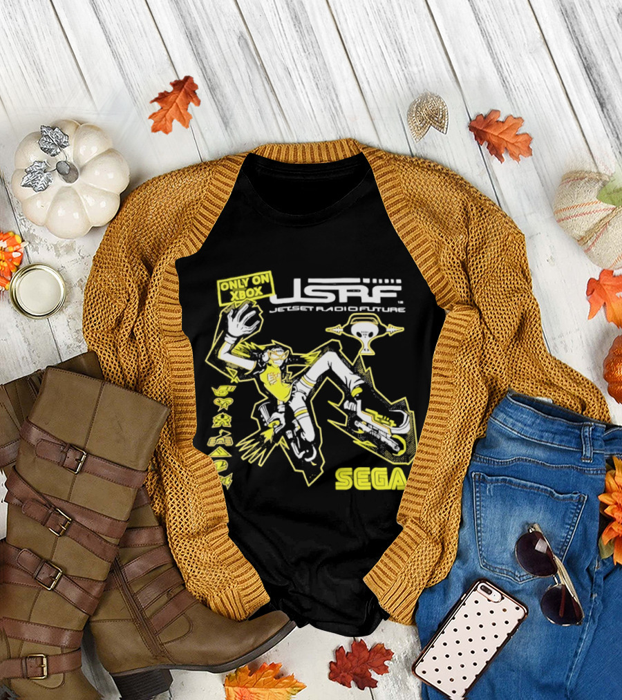 Jet Set Radio Future Sega Xbox Exclusive Iconic Game Characters T-Shirt