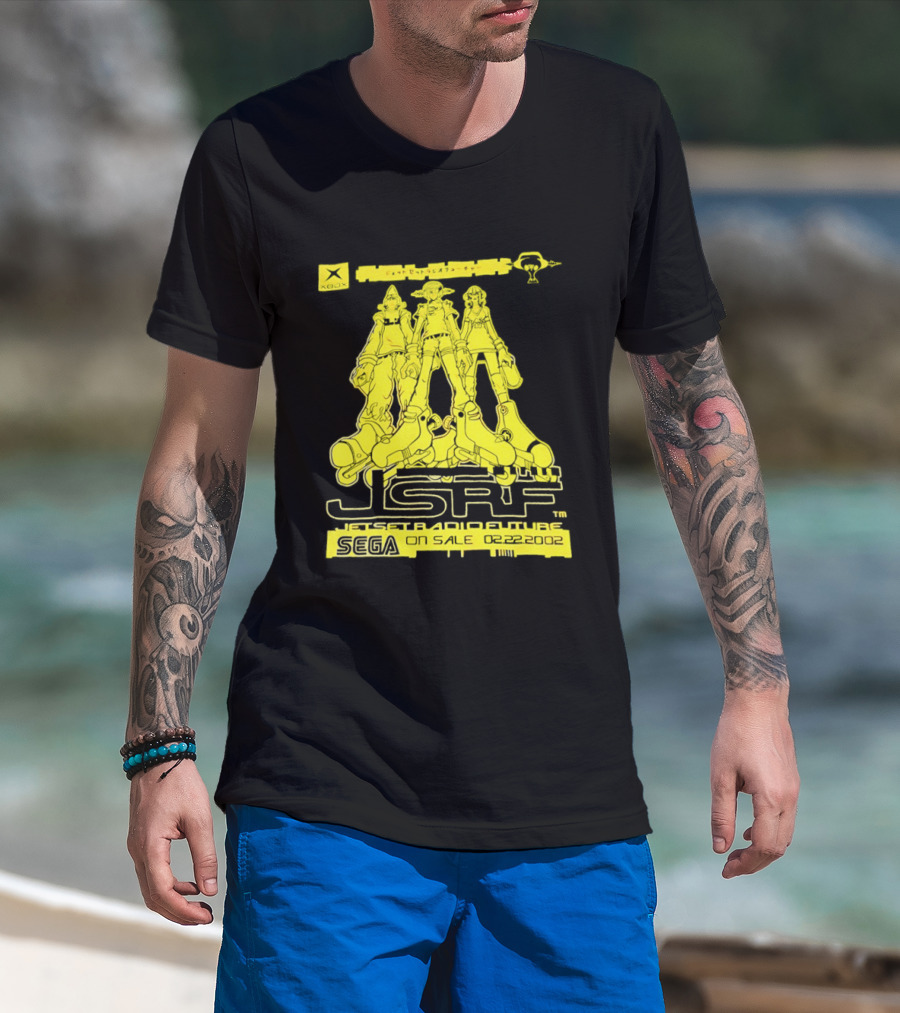 Jet Set Radio Future JSRF SEGA Xbox 2002 T-Shirt