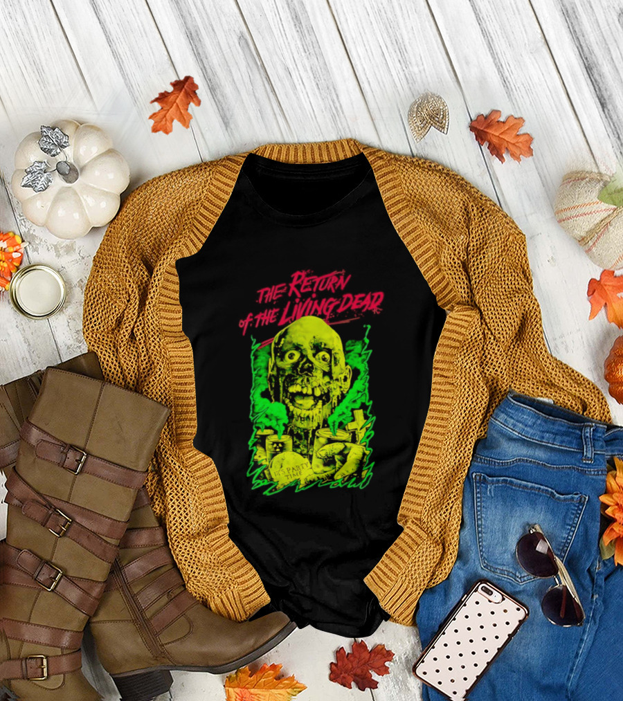 Zombie It's Party Time Return of the Living Dead Iconic Horror T-Shirt