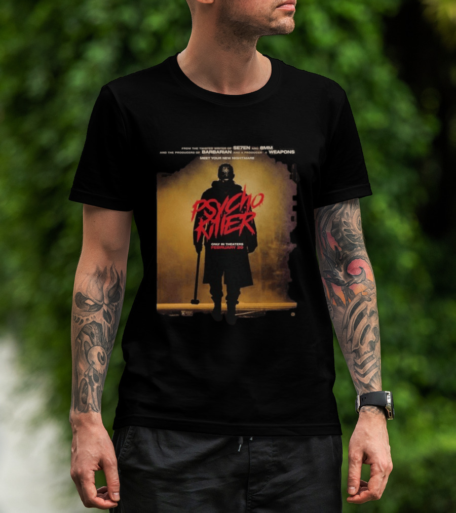 Psycho Killer Horror Film February 20 Theaters New Nightmare T-Shirt