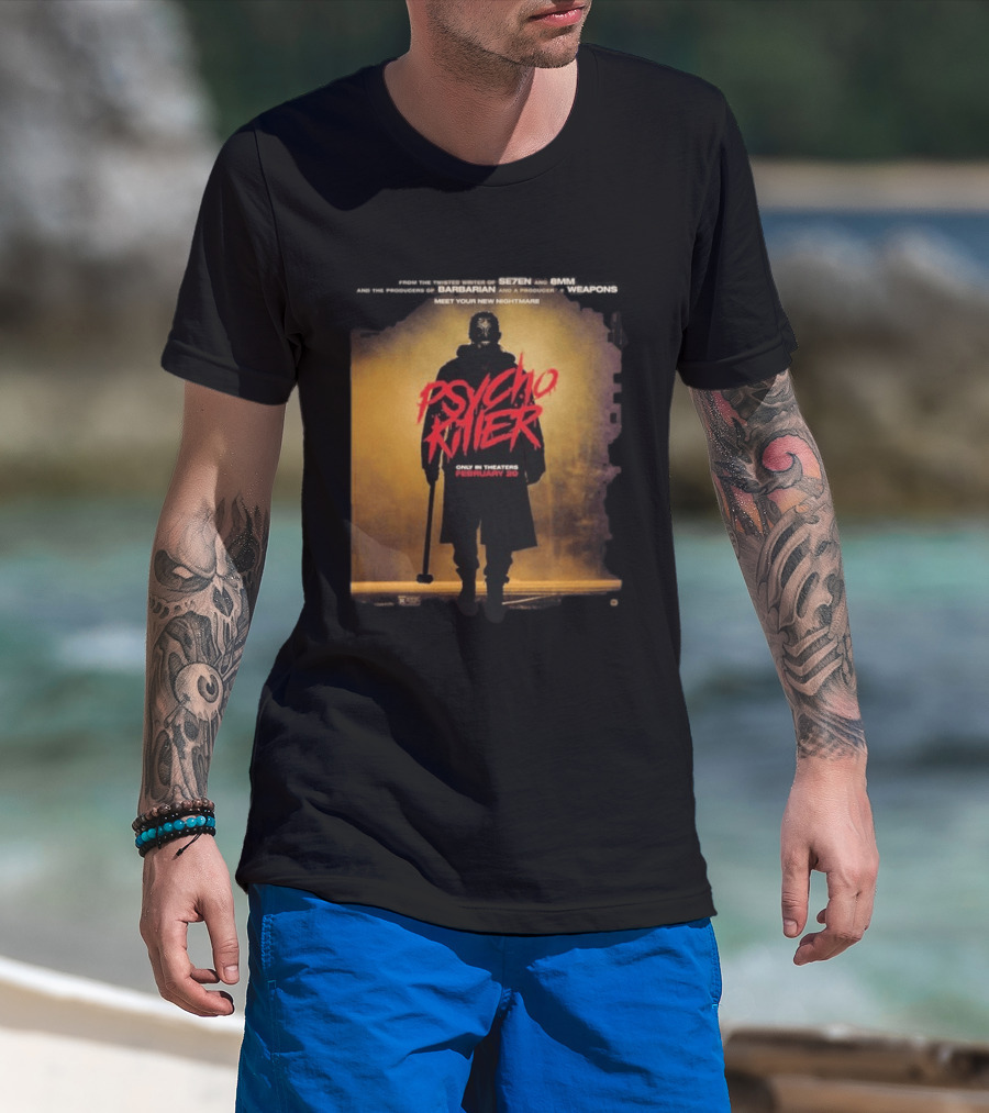 Psycho Killer Horror Film February 20 Theaters New Nightmare T-Shirt