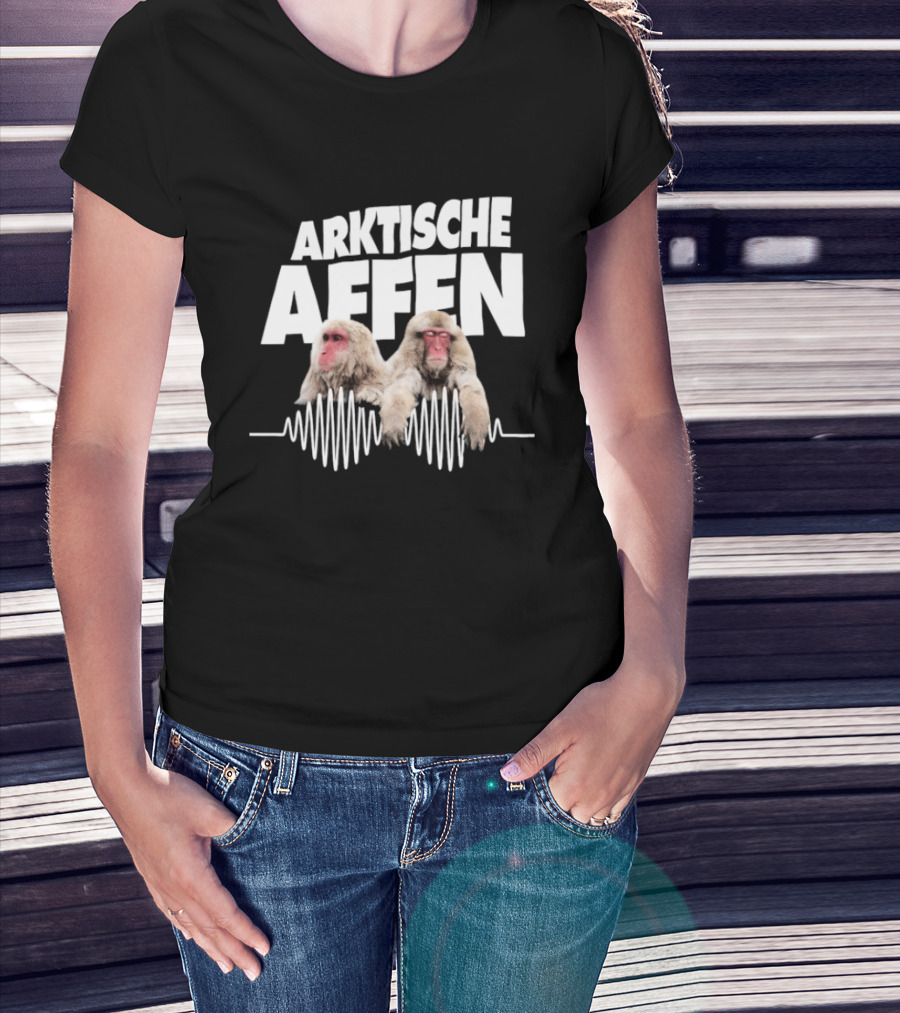 Arktische Affen Snow Monkeys Soundwave T-Shirt