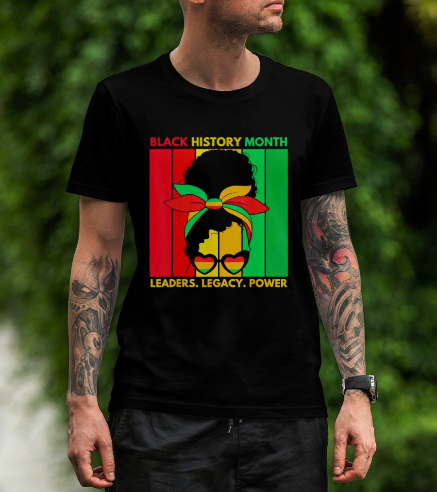 Black History Month Leaders Legacy Power African American T-Shirt