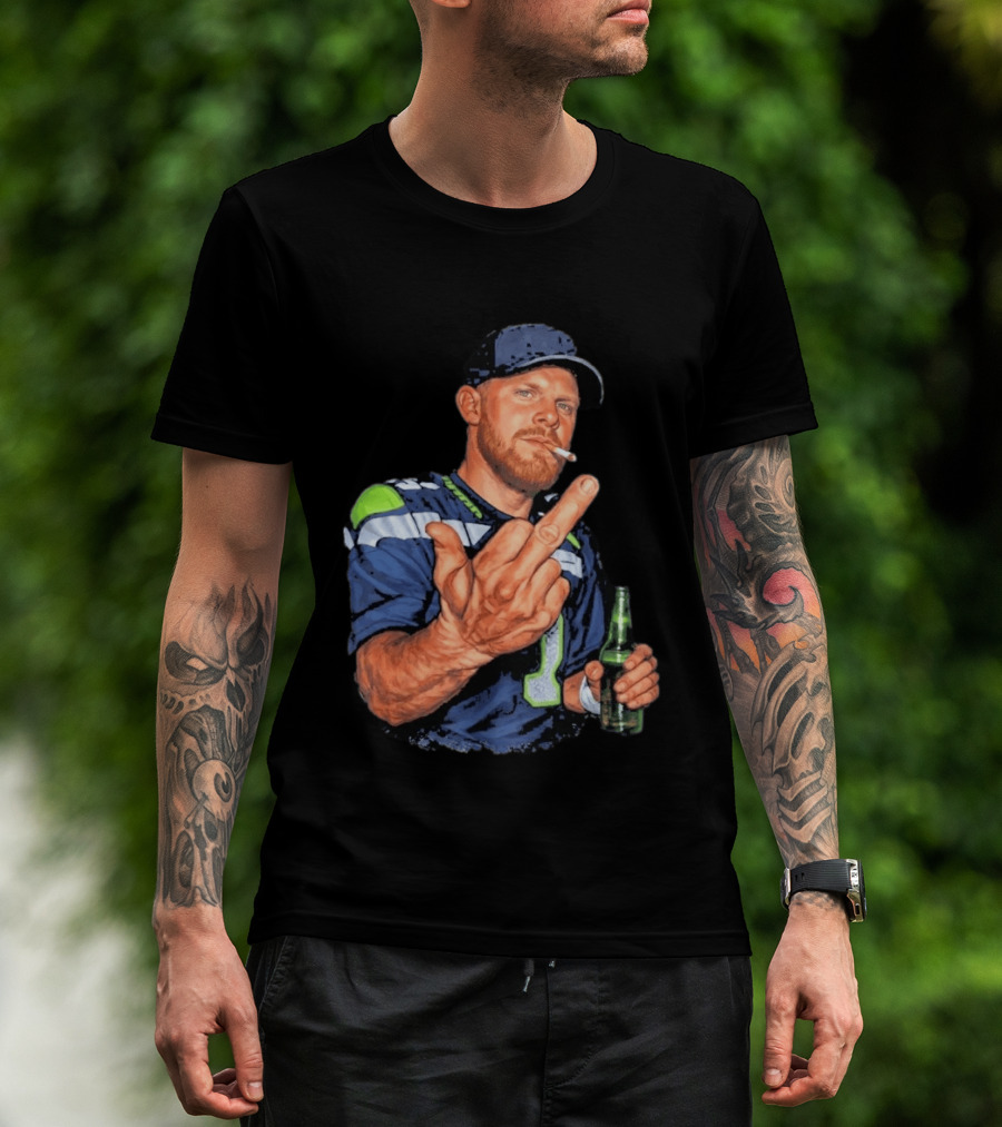 Sam Darnold Flipping Off T-Shirt