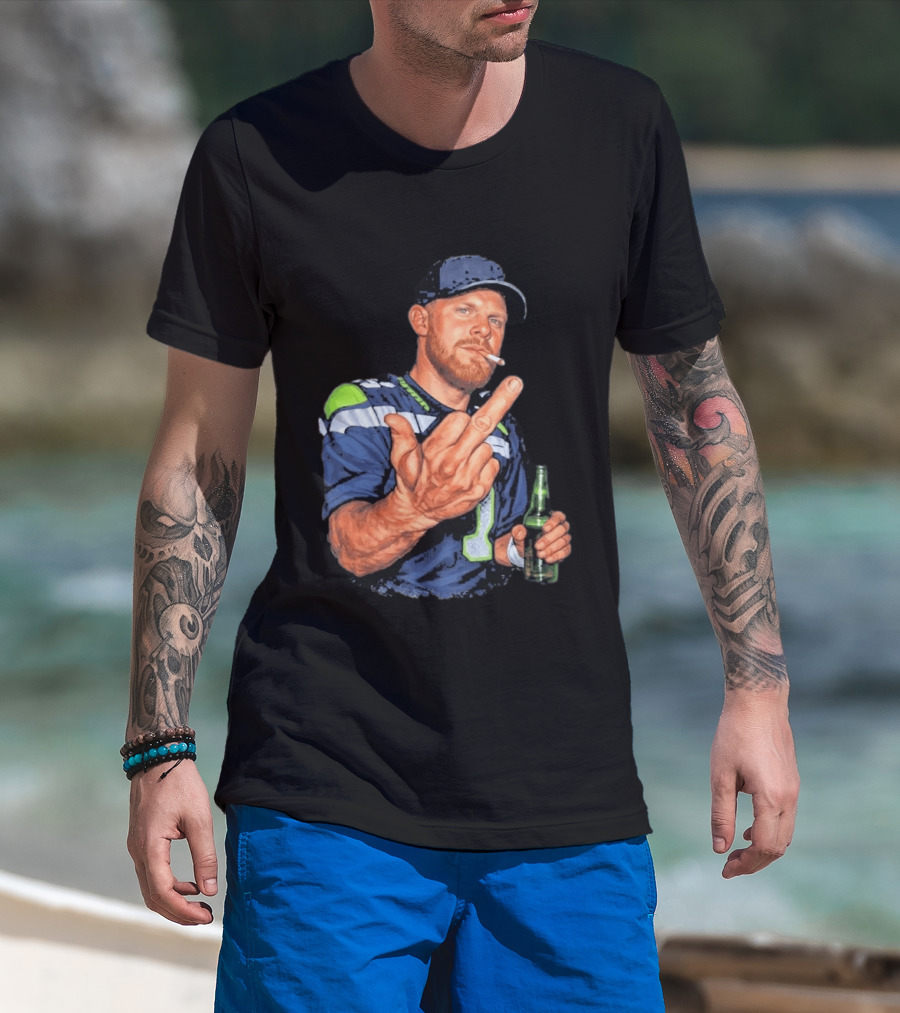 Sam Darnold Flipping Off T-Shirt