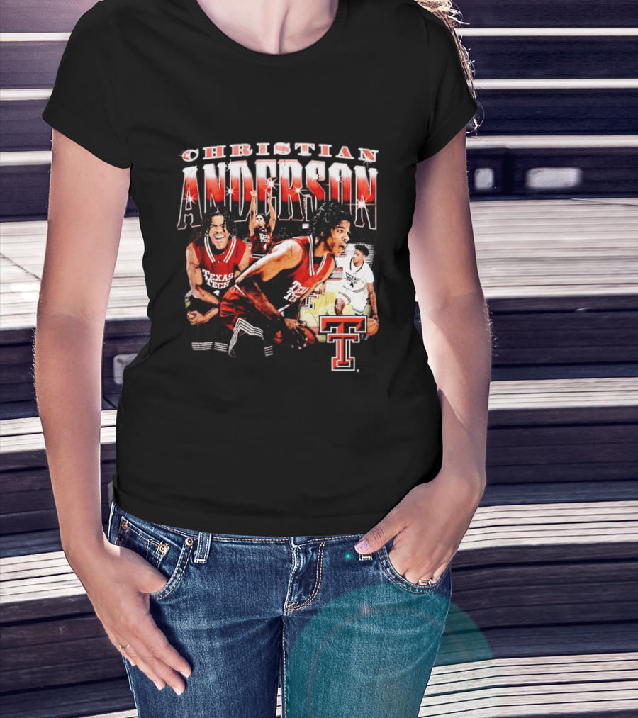 Christian Anderson Texas Tech Basketball 90s T-Shirt